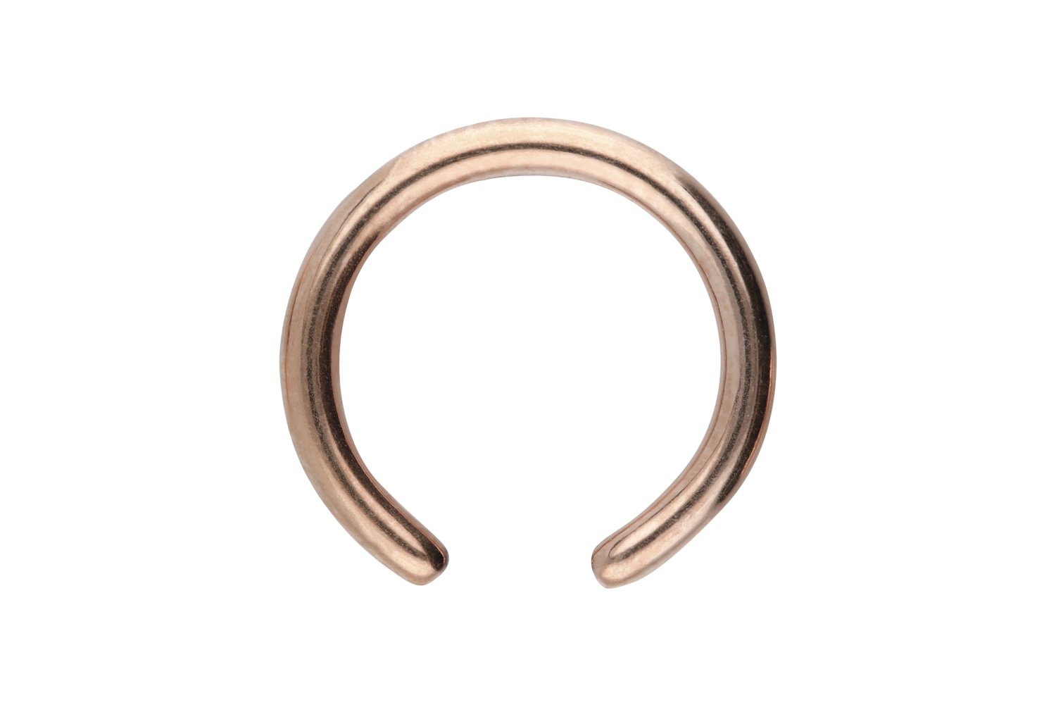 Titan Klemmkugelring Piercing ohne Kugel